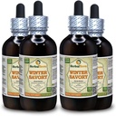 Winter Savory (Satureja Montana) 丁香,有机干叶液体提取物(Brand name:Herbalterra, Proudly in USA) 4x4 fl.oz(4x120 ml)  Organic香(4x120 ml)