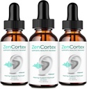 ZenCortex Tinnitus Relief for Ringing Ears Drops, ZenCortex Tinnitus 补充 ZenCortex 健康耳朵支持补编 - 最大强度高级公式 ZenCortex Drops Reviews (3 Pack)
