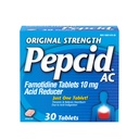 Pepcid AC 原创强心烧药片,OTC 药物 预防与释放 心烧与酸因酸消化不良,10mg Famotidine 酸还原剂,快速作用,30 cm