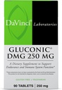 DAVINCI Labs Gluconic DMG 250mg - 帮助支持免疫系统,肌肉功能,心脏健康和脑健康 - 90张可切片(90张)