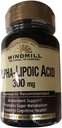 风车 Alpha Lipoic Acid 300 Mg 牌匾 60 Ea, 600.0 计数