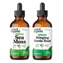 野生与有机海蚊叮当 4 fl oz & Stinging Nettle 根叮当 4 fl oz