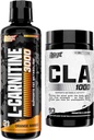 Nutrex Research Liquid Carnitine 3000 - CLA 90 软宝石 - 1000mg 配合 利诺利酸 活性混合剂 来自莎芙花油