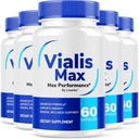 (5 Pack) Vialis Max Pills for Men - 官方 Vialis Max Premium Male 支持快动作能量,耐力和性能的公式 VialisMax Capsules 高级公式 300 Capsules for 5个月