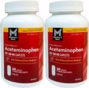 成员Mark 500mg Extra Power Acetaminophen 巨型2Pack(每台600计)7hm2Dcs