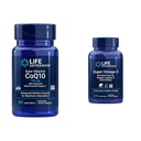 寿命延长 Super Ubiquinol CoQ10 配有增强型 Mitochondrial 支持, ubiquinol CoQ10 & Super Omega-3 EPA/DHA 鱼油,芝麻 Lignans & Olive 提取 - Omega 3 补编