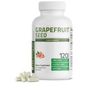 Bronson Grapele果种子提取器 500 MG / service Citrus Paradisi 支持免疫健康并帮助维持健康胃肠道切片 - 非GMO, 120 蔬菜卡普尔