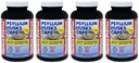 Yerba Prima Psyllium Husks Caps - 180盖(4套) - 天然纤维补编 - 非GMO Gluten Free