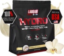LABRADA Hydr100%纯水解 Whei蛋白孤立粉,无乳糖,Glutamine, 快速文摘 Whey 可用,即时混合, 美味味 48 services 4lb (Vanilla)