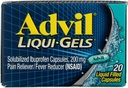 Advil Pain Reliver/Fever Reducer Liqui-Gels 20 CP - 购买包装和保存(包2)
