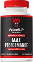 NutraRize PrimalLift Pills, 男子官方Primal升降机,PrimalLift Male性能,所有支持性能和整体身体健康的自然公式,PrimalLift ME Review (60 Capsules)