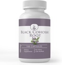 纯原始成份 黑色 Cohosh 根, (100 Capsules) 永远纯, 无添加剂或填充器, 实验室验证
