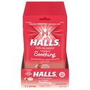 HALLS 喉咙苏打(前称HALLS BrEZERs) 奶油草莓喉滴,12袋25滴(总滴300个)