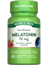Nature's Truth Melatonin 12mg QQ60 快速解析板块 自然贝里 Flavor QQ Vegan, Non-GMO & Gluten Free Supplement