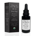 Vegan Mia - USDA有机Spruce-Scented Beard Oil for Men, 3-in-1 Premium Groming Oil with Argan Oil and more - 用于胡子生长和维护,Ode to the Beard Forest Sage Beard Oil, 1 fl oz (英语).