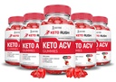 (5 Pack) Keto Rush Keto ACV Gummys 高级公式 1000MG Keto Rush Keto Gummys 苹果苹果 苹果 苹果 苹果 葡萄糖 配以石榴甜菜 果汁 粉 B12 Vegan 非 GMO 300 Gummys 配以