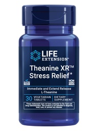 Life Extension Theanine XR Stress Relief, L-Theanine, 30 Tablets