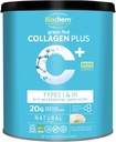 Biochem Collagen Plus 蛋白质 - 1.4lb - Natural Flavor - 20g of Collagen 蛋白质粉 - 促进头发,皮肤,钉子,联合与骨健康 - 氨基酸 - Keto - 友好 - 软组织支持