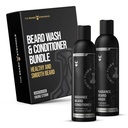 熊搏斗 - radiance Beard Wash & Contitioner Bundle - 银色收藏 - Pack of 2, Viking Storm - 努里士, Cleanse, Softens, & 加强熊搏斗 - 熊搏斗 - 男人的胡子洗和Contitioner