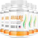 (5包) Arialief Pro Capsules for Sciatica, Arialeaf 营养支持 Nerve 健康, Arialeaf Prime Palm Sciatica, Aria Leaf Primepalm Aria LIEF 维生素, 5个月