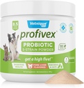 Vetnique Labs Profivex Probiots for Dogs 所有天然狗 Chews & Powder for Digestive Health Probiotic 5 Strains of Probiotics & Prebiotics (粉, 8.5oz) 消化型健康 Probiotic 补充犬 5 Strains of Probiotics & Prebiotics (粉, 8.5oz)
