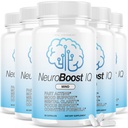 (5 Pack) 神经兴奋剂 IQ 补充脑药丸 Mind Ben Carson Neurbooster Neurboostiq(300卡普勒斯)