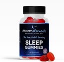 睡眠补充Gummys - 所有自然的,激情的水果火焰,60厘米