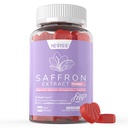 红花增生100mg - 100%纯红花序提取法,配有甘化镁、L-色纳、Turmeric、Ashwagandha、Honey & Vitamin B Complex for Mood & Power, Antioxidant, Vitality - 60 Count