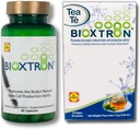 Bioxtron Natural AFA Stem Cell 补充 - 联合支持和肌肉疼痛 - 免疫系统支持 - 支持能量水平 - 天然蓝绿藻螺旋藻 - 60 Caps + 茶囊