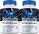(2 Pack) SciatiSoothe 补充药丸,Sciati Soothe All Natural Brain and Conditive 补充药丸,两个月供应