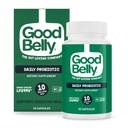GoodBelly Probioules for Digestive Health + Vegan Probioules 配有10亿个活文化 + 女性和男性 Probioules + 30 Capsules