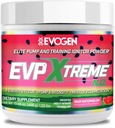 Evogen EVP Xtreme NO - 男女工作前粉 - 与Beta Alanine、Creatine和Cafeine为能源与泵 + 酸西瓜 → 40 服务