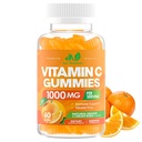 成人和孩子的维生素C Gummys 1000mg – 用锌来嚼多维特敏用于Immune System和Collagen 支持皮肤 – Orange Flavor – Gluten Free,非GMO,蔬菜 – 60 Gummys