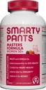 SmartyPants Multivitamin Gummy for Women 50 and Over: Omega 3 Fish Oil(EPA/DHA),甲基福莱特,CoQ10,维生素D3,C,维生素B12,B6,A,K & Zinc,Biotin,Gluten Free,120 Count(30天供应)