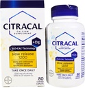 Citracal Calcium + D 慢释放 1200, 混凝土板块 - 80 ea(包2)