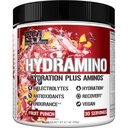 Evlution 营养 Hydramino 完全水分 多倍体,全部6个电解质,维生素C和B,流体推进氨基,椰水,耐力,恢复,抗氧化剂,30个服务,水果扑克