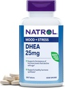 Natrol Mood & Express DHEA 25mg with Calcium, 平衡某些荷尔蒙水平和Mood支持的饮食补充,300平板,300天供应