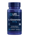 Life Extension L-Glutamine, 500 mg L-glutamine, Amino Acid, Supports Muscle Health and Immune Health, Gluten-Free, Non-GMO, 100 Vegetarian Capsules