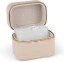 Dosey Travel Pill case & Easy-Slide Pill Pouches - Vegan Leather Daily Pill 组织者,配有 7 个防气药丸,用于药品储存和保护 - Stylish Pill Sorder & Medication 组织者 - LATTE