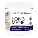 Host Defense Lion's Mane Powder - 脑健康支持补充 - 蘑菇支持焦点和记忆功能补充 - Immune & Nervous System支持补充 - 7 oz (133 services) *