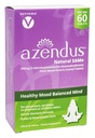Azendus Mood 200 mg of S-Adendosylmethionine Butanedisulfolate (Same) (2 盒 - 120 肠内凝胶片) Vegan, Gluten Free, Soy Free (英语).
