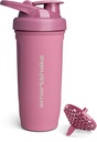 Smartshake Reforce 无锡 蛋白质沙克瓶 - 非绝缘 单色 Gym瓶 - 金属沙克瓶 - 900 ml - 30 oz - Lid上的防漏螺丝 - DEHP & BPA Free(深玫瑰)