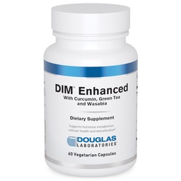 道格拉斯实验室 DIM 增强 - 支持荷尔蒙平衡,细胞健康与解毒 * - 与抗氧化剂,绿色茶叶提取剂和瓦萨比亚 - 60 蔬菜卡普尔