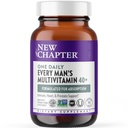 新篇章 男子多维特敏 40 Plus for Energy, Heart, Prostate + Immune 支持加发酵营养剂 - Every Man's One Daily 40+,用有机蔬菜和草药制作,非GMO - 96 ct