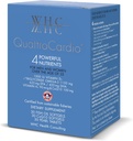 WHC Quattro Cardio Omega-3 1200 mg, 维生素D3 1000 IU, EPA 600 mg, DHA 495 mg, 维生素K2 90 mcg, CoQ10 100 mg, 天然橙色, 30 鱼油软胶, 30 CoQ10 软胶和 30 珍珠片 维生素K2+D3