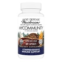 Host Defense MyCommunity Capsules - 17物种 Blend Mushroom Supple for Immune Support - 草药援助与狮子的玛恩, Reishi. Chaga, Cordyceps, Turkey Tail & More - 60 Capsules (30人服役)*