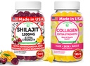 Lunakai USA 制造了 Shilajit & Collagen Extra Power Gummys Bundle – 能源、头发、皮肤和钉子支持 – 美味与非GMO