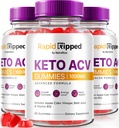 (5 Pack) 快速充电 Keto Gummys, Premium 快速充电 Keto ACV Gummys 支持重量损失, All Natural Apple Cider Vinegar, Keto Plus ACV Gummy Formulture, Keto + ACV Gomitas Review (300 Gummys) (英语).
