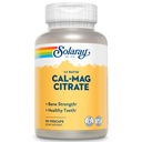 Solaray Calcium Magnesium Citrate 1000mg 1:1 比率、骨力补充、肌肉、神经系统和骨质健康支助、高吸附费、甘特文摘、15种服务、90种蔬菜