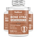 Bone Xtra - 强骨的Vegan Bone强度公式,来自海洋藻类的植物基钙,维生素D3,维生素K2,镁,磷和更多用于青少年,成年人 - 3个月供应 → 3 包